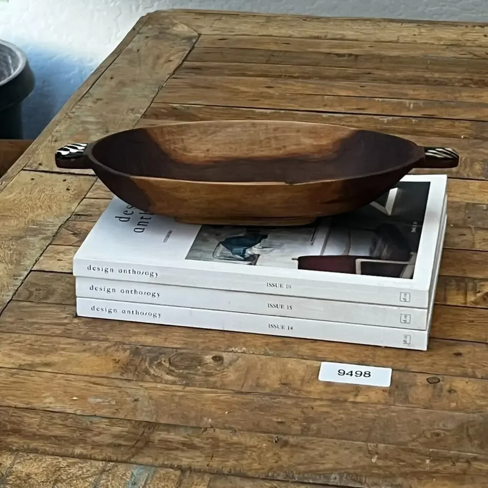 Wood Serving Bowl 12.5